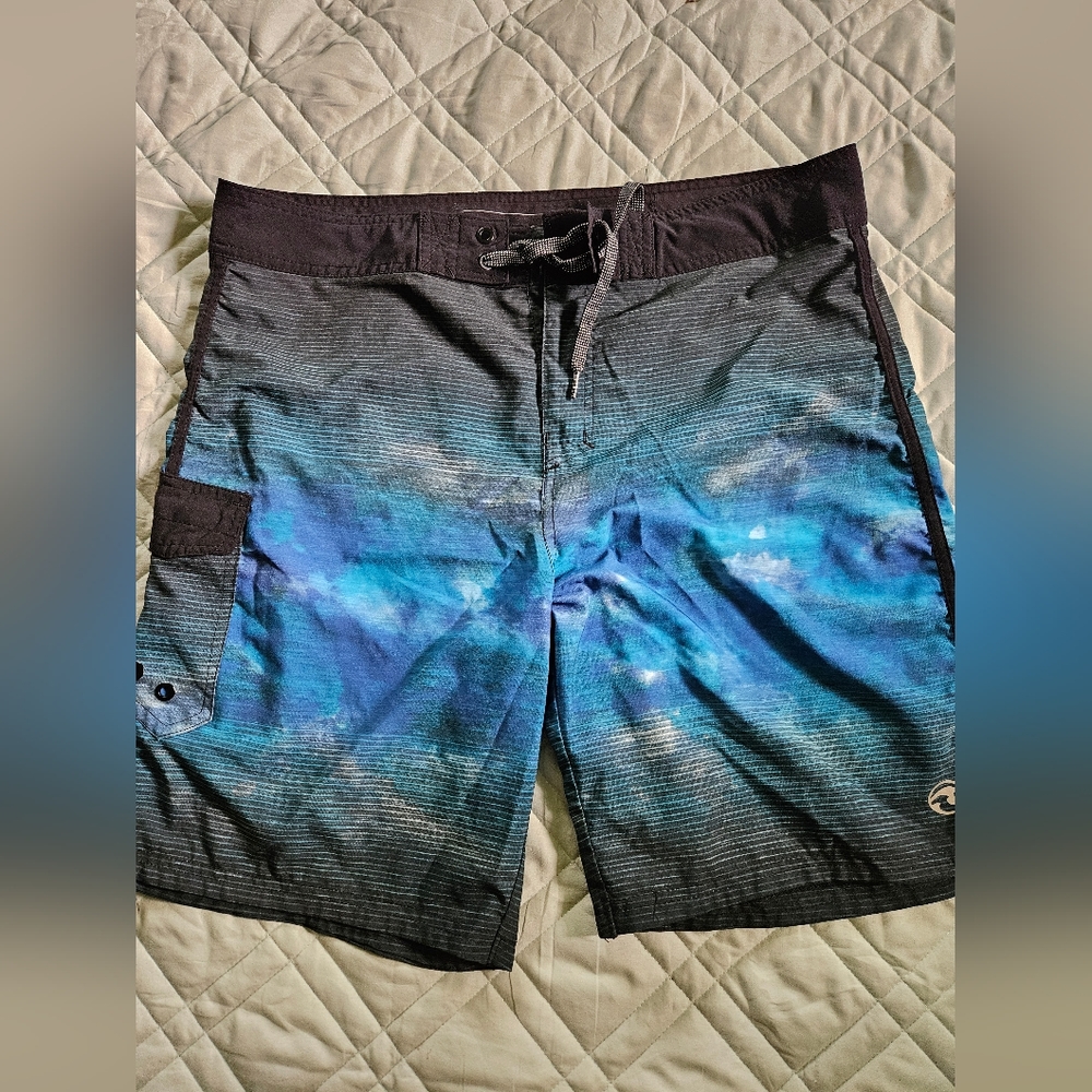 Ocean Current Swim Trunks